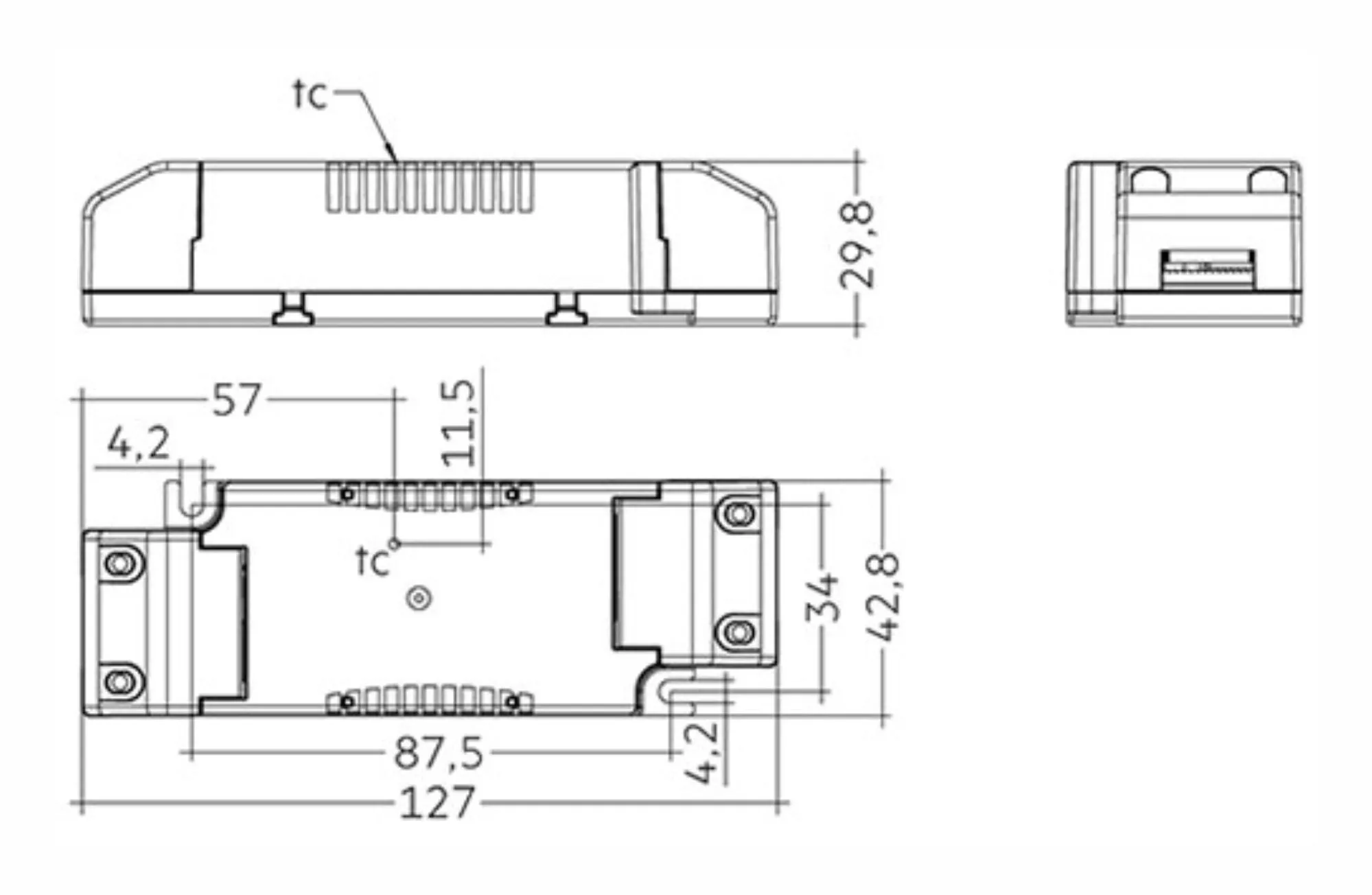 25W 600mA fixC SR ADV2 Constant Current LED Driver 87500864  Tridonic LC